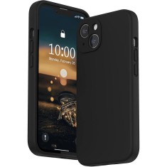 Husa telefon, silicon, compatibil cu iphone 13, negru foto