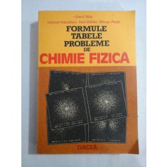 FORMULE TABELE PROBLEME DE CHIMIE FIZICA - coordonator Gavril NIAC