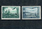 Iugoslavia 1940 - Posta Aeriana, avioane, serie nestampilata cu sarniere
