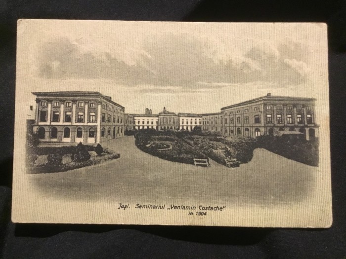 carte postala necirculata - Iasi / Seminariul Veniamin Costache in anul 1904 !