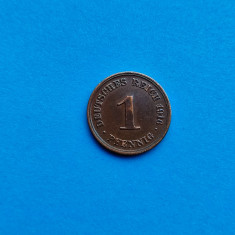 1 Pfennig 1916 lit.D -Germania-in realitate arata bine