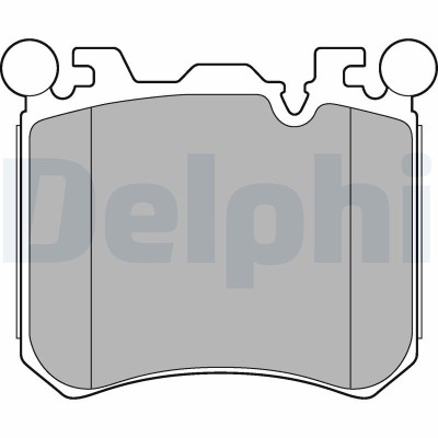 DELPHI LP2287 set placute frana,frana disc foto