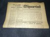 Ziarul Sportul 12 Octombrie 1981 - Editie Originala de Colectie