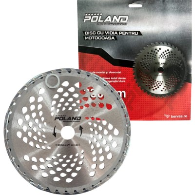 Disc Motocoasa cu Widia 255mm x 25.4 x 40T Poland B7469 foto