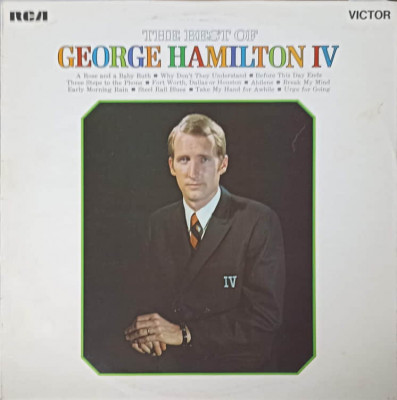 Disc vinil, LP. The Best Of George Hamilton IV-George Hamilton IV foto