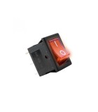 Comutator basculant 1 circuit 2 pozitii 12V 15A cu bec rosu, Home By Somogyi