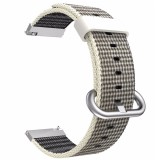 Curea material textil pentru Huawei Watch GT Runner 2, telescoape Quick Release, 22mm, Gri