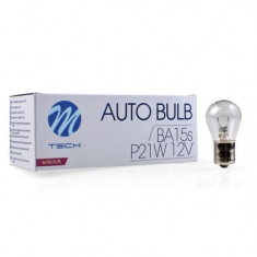 Bec halogen BA15S P21W S25 21W 12V CLEAR