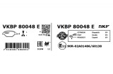 SKF VKBP 80048 E set placute frana,frana disc