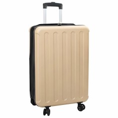vidaXL Valiză Pliabilă cu Carcasă Dura 24&quot; Champagne 43x27x66 cm ABS