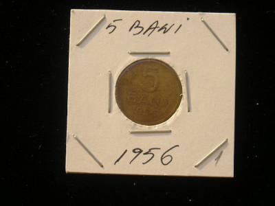 M1 C10 - Moneda foarte veche 20 - Romania - 5 banI - 1956 foto