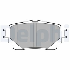 Set placute frana spate DELPHI, Toyota Rav 4 V ( A5 , H5 ), 12.2018-, spate; puntea spate foto