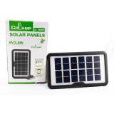 Panou Solar Portabil USB 6V 3.8W CCLAMP CL-638WP, Kit 5 Mufe GSM, Incarcare Gadgeturi, ABS/PC, 27x15.5cm