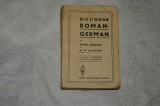 Dictionar roman german - Const. Saineanu - M. W. Schroff