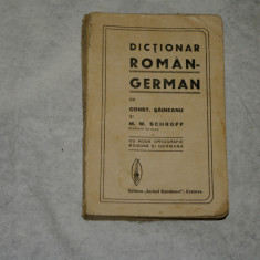 Dictionar roman german - Const. Saineanu - M. W. Schroff