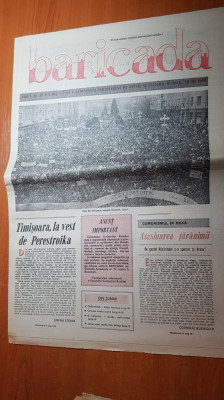 baricada 20 martie 1990-timisoara vest de perestroika,memeoriile regelui mihai foto