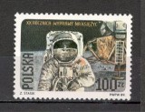 Polonia.1989 Cosmonautica-20 ani primul pas pe luna MP.231, Nestampilat