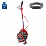 Cumpara ieftin Cric 3.5T pneumatic cu 3 perne aer cauciuc rezistent 15-40cm MF80131