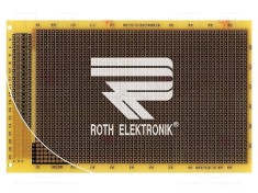 Placă universală două feţe 100x160mm ROTH ELEKTRONIK RE201-LFDS