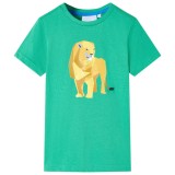 Tricou pentru copii, verde, 92, vidaXL