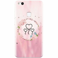 Husa silicon pentru Huawei P10 Lite, Heart Baloons