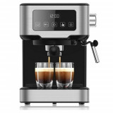 Espressor cu pompa Studio Casa One Touch Espresso &amp;amp; Cappuccino, 1100 W, 15 bar, Comenzi Touch Control 1.5 l, Negru / Inox