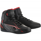 Cumpara ieftin Ghete Moto Alpinestars Faster-3 Shoes, Negru/Rosu, Marime 43.5