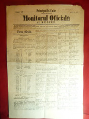 Monitorul Oficial al Moldovei 9 nov.1860 - Liste Electorale , 4 pag foto