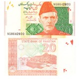 Pakistan 20 Rupees 2024 P-New UNC