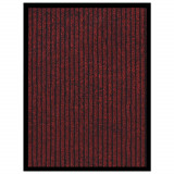 vidaXL Covoraș intrare, roșu cu dungi, 40x60 cm