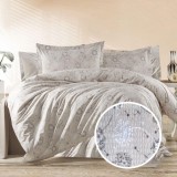 Lenjerie de pat creponata 100% bumbac (crep1) cu husa