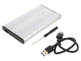 Carcasă hard disk 2,5" PnP SATA III USB 3.0 127x75x12mm