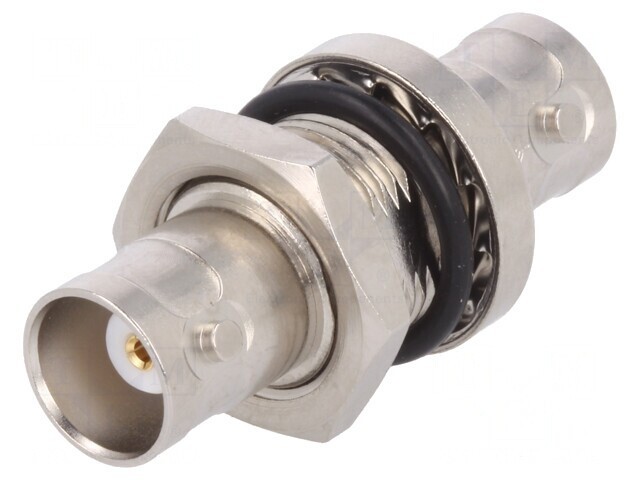 Adaptor BNC Dublu Drept 50&Omega; PTFE Auriu