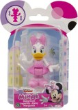 Figurina de colectie, Disney Junior, Daisy Duck, cu fundita, 89980