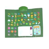 Tabla interactiva cu alfabet, calculator si markere, 60 x 40 cm, vorbeste la o simpla atingere