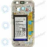 Samsung Galaxy A3 2017 (SM-A320F) Capac mijloc + baterie aurie