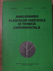 AMELIORAREA PLANTELOR HORTICOLE SI TEHNICA EXPERIMENTALA-I. CAZACEANU, M. GEORGESCU, A. ZAVOI foto