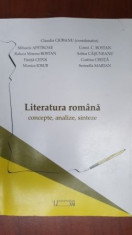 Literatura romana. Concepte, analize, sinteze Claudia Ciobanu, Mihaela Apetroae foto
