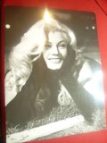 Fotografie cu Actrita suedeza Anita Ekberg ,dim.=18,5x23,8 cm