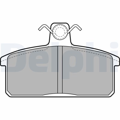 DELPHI LP1201 set placute frana,frana disc foto