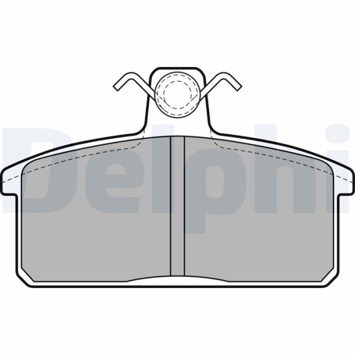 DELPHI LP1201 set placute frana,frana disc