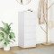 vidaXL Bufetă cu sertare Alb 37,5x35x99 cm Lemn prelucrat 861760