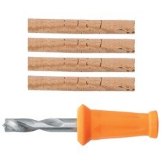 Set Burgiu + Batoane Pluta 6mm Carp Zoom Bait Drill And Cork Sticks