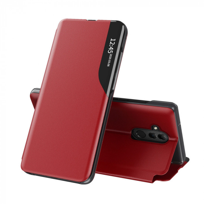 Husa Flip pentru Huawei Mate 20 Lite Techsuit eFold Series Rosu