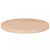 VidaXL Blat de masă rotund, &Oslash;50x2,5 cm, lemn masiv stejar netratat 342902