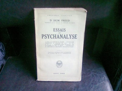 ESSAIS DE PSYCHANALYSE - FREUD foto