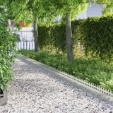 vidaXL Borduri pentru gazon 10 pcs Argintiu 103 x 0,05 x 22 cm 874798