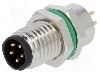 Conector M8, 5 pini, clasa etanseitate IP65, IP67, DEGSON ELECTRONICS - SP-M8B-05P-MM-SF7003