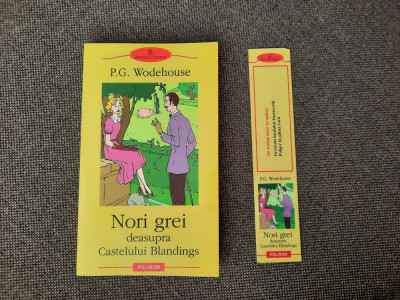 NORI NEGRI DEASUPRA CASTELULUI BLANDINGS P G WODEHOUSE foto