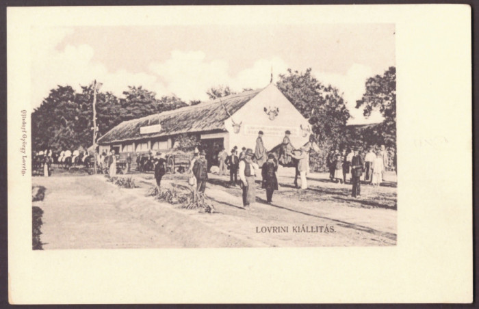 5033 - LOVRIN, Timis, Market, Litho, Romania - old postcard - unused